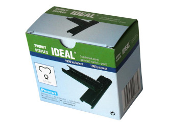 Svorky IDEAL Zn + PVC 1000ks/bal, zelené