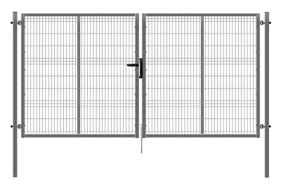 Brána PILOFOR dvoukřídlá, 4118x1745 mm, Zn