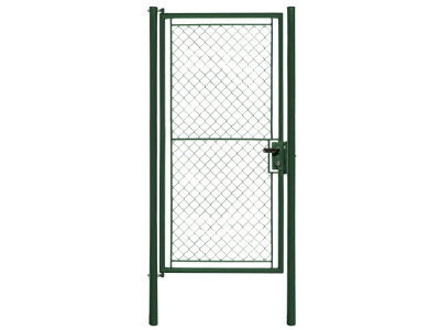 Branka IDEAL - TENIS jednokřídlá se zámkem FAB, 1250x2200mm, Zn+PVC, zelená