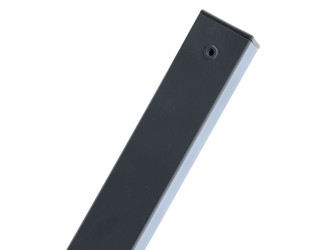 Sloupek čtyřhranný PILOFOR Zn+PVC 1700/60x60/1,5mm, antracit