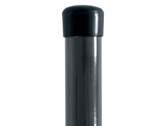 Sloupek kulatý IDEAL Zn+PVC 2400/48/1,5mm RAL 7016, bez příchytky drátu
